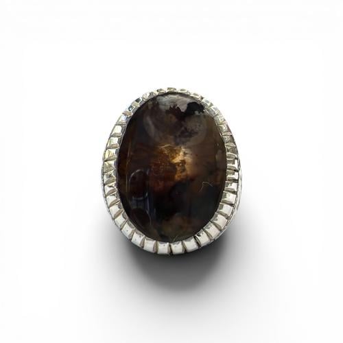 خاتم البرتاش بالعقيق اليمني