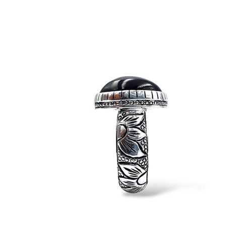 خاتم البرتاش الملكي بالعقيق اليمني وبصياغة حجازية...