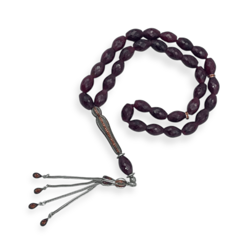 سبحة الياقوت الأفريقي - الطبيعي