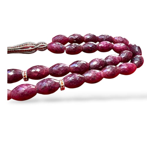 سبحة الياقوت الأفريقي - الطبيعي