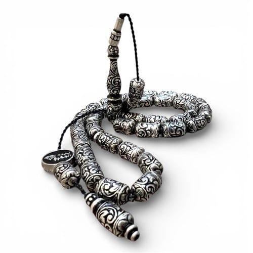 سبحة البرتاش من الفضة الخالصة