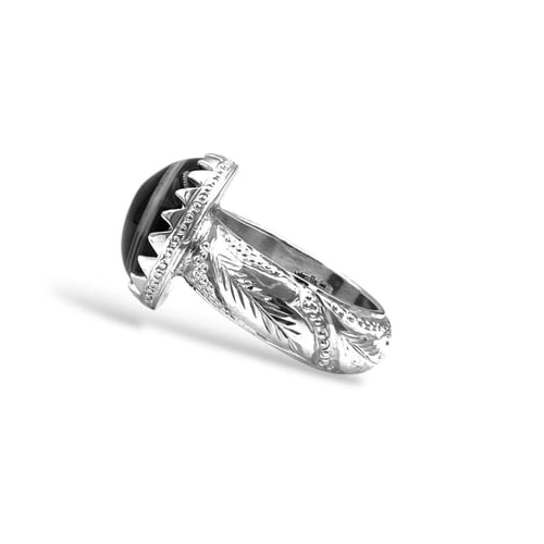 خاتم البرتاش الملكي بالعقيق اليمني وبصياغة حجازية...