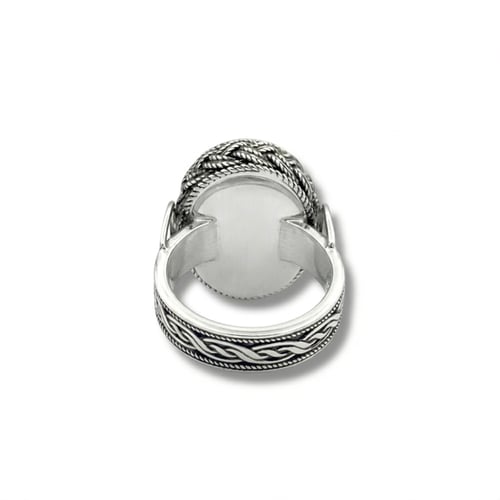 خاتم العقيق الكرزي رجالي فاخر