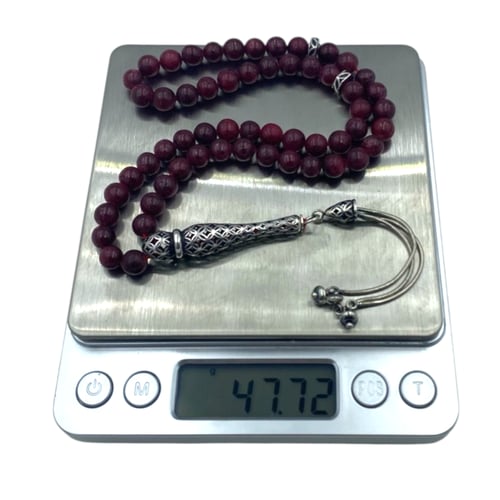 سبحة الياقوت الأفريقي - الطبيعي