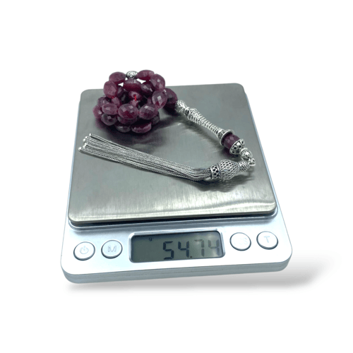 سبحة الياقوت الأفريقي - الطبيعي