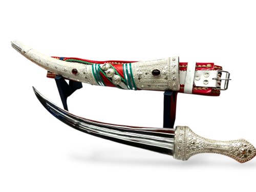 جنبية الذريع المحبب بالياقوت الافريقي 50 سم