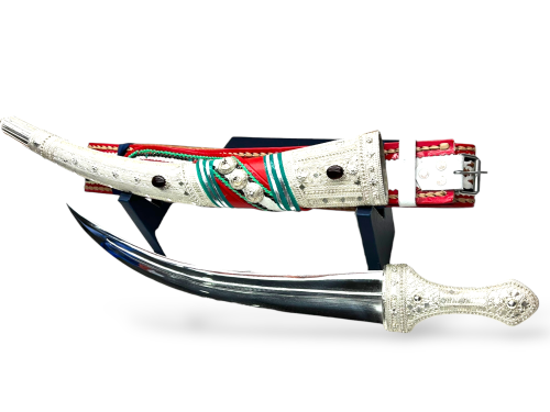 جنبية الذريع المحبب مطعمه بالعقيق الكبدي اليمني 50...