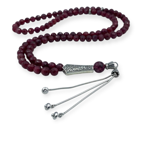 سبحة الياقوت الأفريقي - الطبيعي