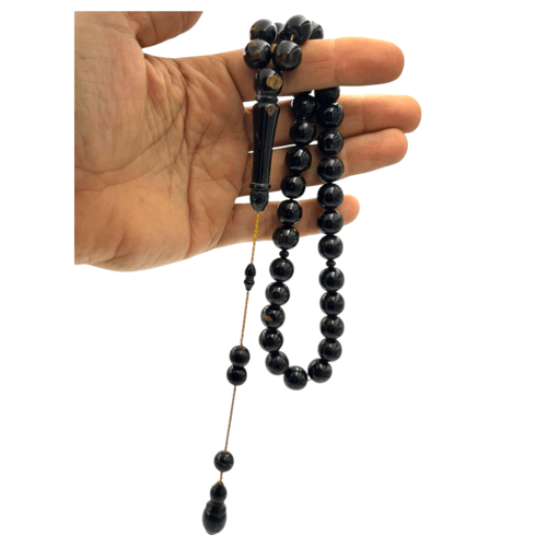 سبحة اليسر البلدي SM0115 (المرجان الأسود)