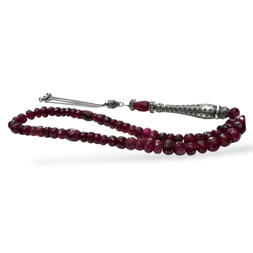 سبحة الياقوت الأفريقي - الطبيعي