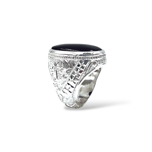 خاتم البرتاش بالعقيق الكبدي وبصياغة حجازية 00115