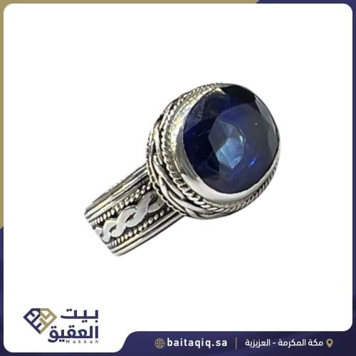 خاتم زفير افريقي صياغة نجرانية سلك ظفيرة