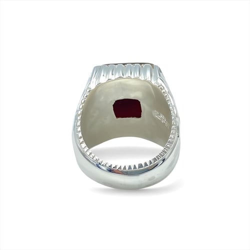 خاتم العقيق الكبدي 001055