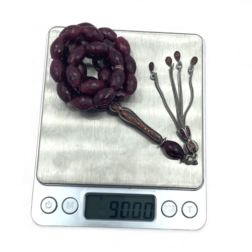 سبحة الياقوت الأفريقي - الطبيعي