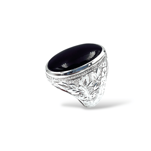 خاتم البرتاش بالعقيق الكبدي وبصياغة حجازية 00115