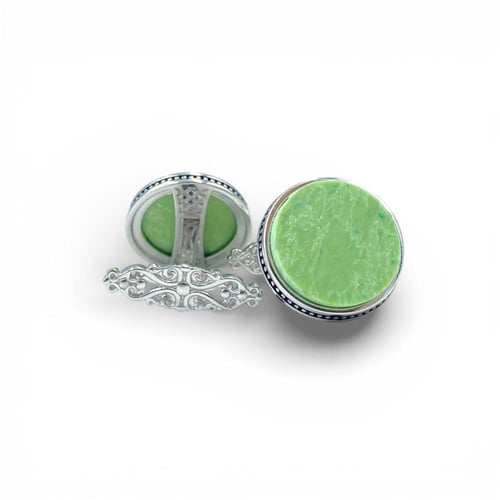 طقم خاتم وسبحة وكبك فضة