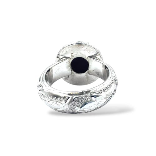 خاتم البرتاش الملكي بالعقيق اليمني وبصياغة حجازية...