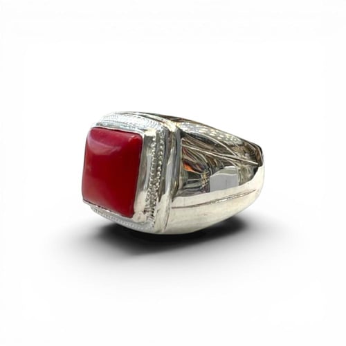 خاتم المرجان الطبيعي