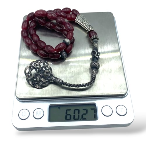 سبحة الياقوت الأفريقي - الطبيعي