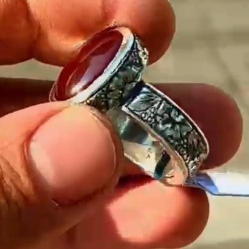 خاتم العقيق الكيدي الملكي