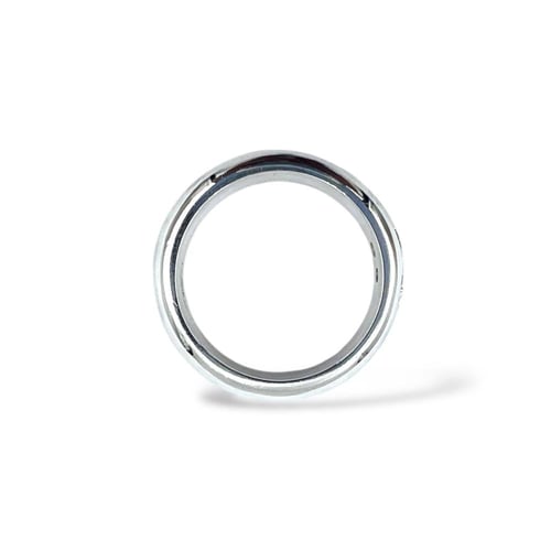 دبله فضة متين بفصين ألماس