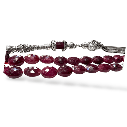 سبحة الياقوت الأفريقي - الطبيعي