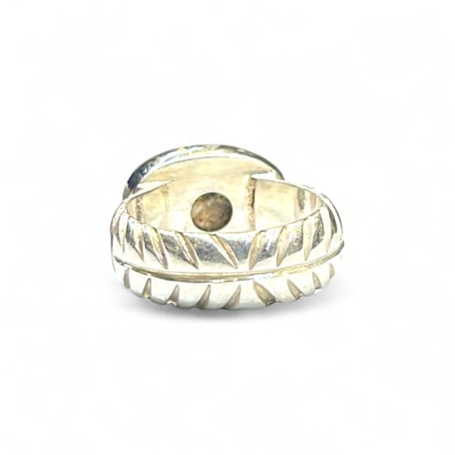 خاتم الفيروز النيشابوري بصياغة ملكي فضة متين