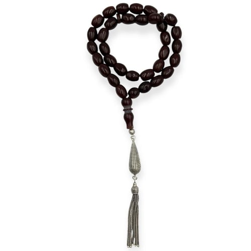 سبحة العقيق اليمني الكبدي