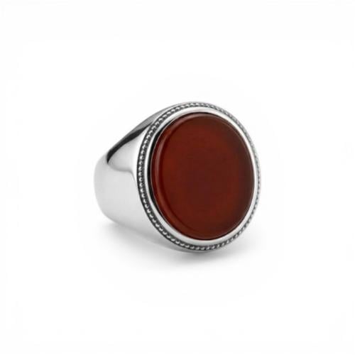 خاتم العقيق الكبدي ملكي حجازي