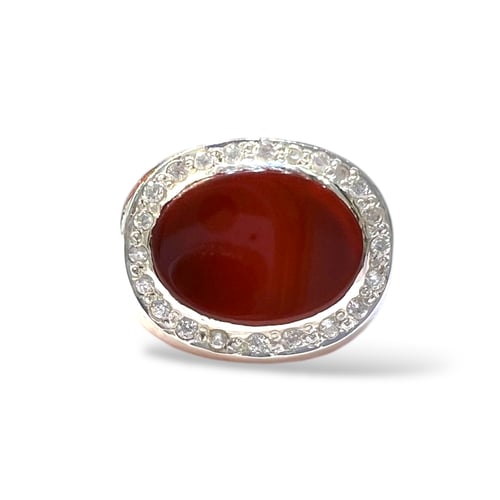 خاتم العقيق الملكي مطعم بالمزنايد