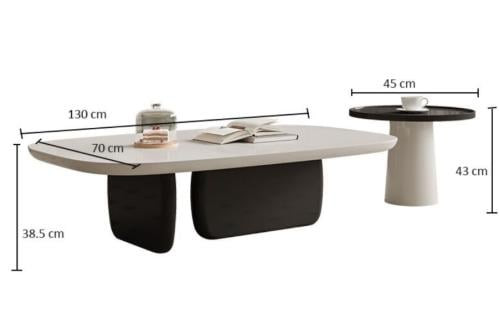 طاولة تقديم قطعتين