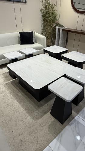 طاوله رئيسيه مع ٢ جانبيه و٤ خدمات