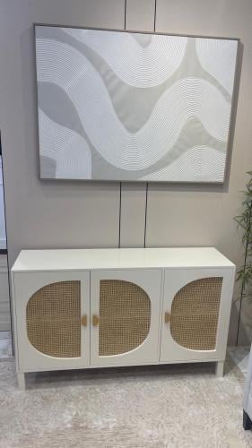 كنسول ابواب راتان (خيزران طبيعي)