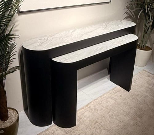 مدخل بديل رخام قطعتين مزدوج