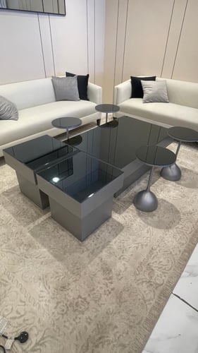 طقم طاولات عدد (٧) قطع