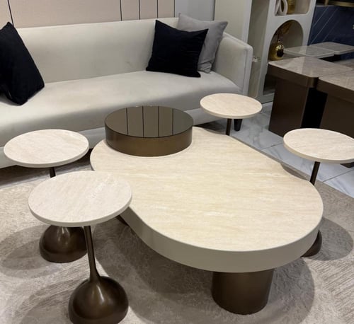 طقم طاولات ٥ قطع