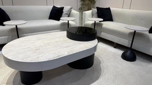 طقم طاولات تقديم ٥ قطع