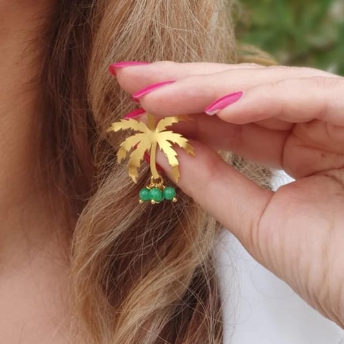 اقراط اذن النخلة