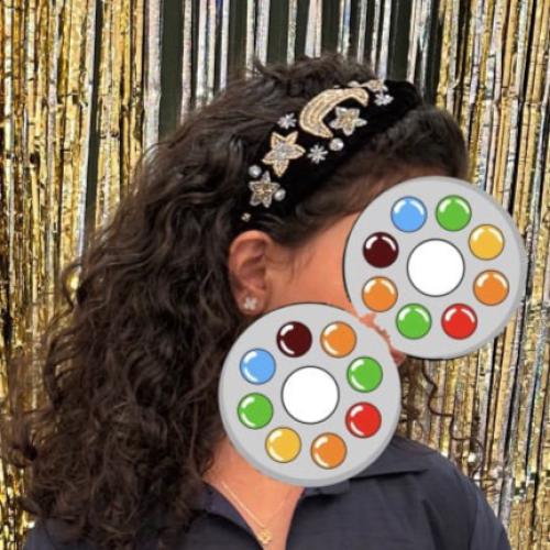 طوق شعر للاطفال بالشك اليدوي