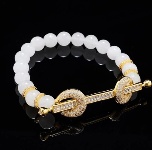 لون المعدن ذهبي - مقاس cm 18 (L-xl) … سوارة فاخرة...