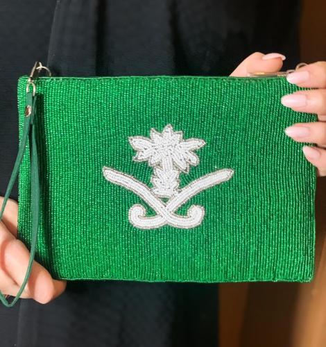 شنطة بالشك اليدوي سيفين ونخلة