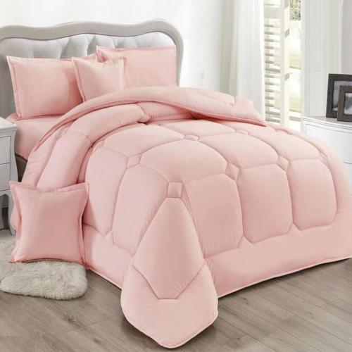 طقم مفرش نفر من هورس سادة 4 قطع مقاس مفرد SSFK-01B