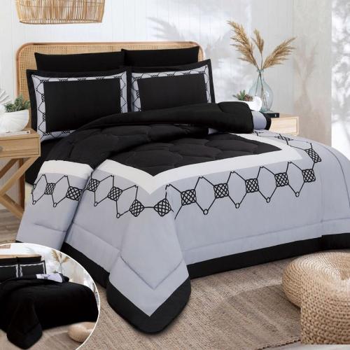 طقم مفرش نفرين من هورس لحاف 6 قطع SUE-09