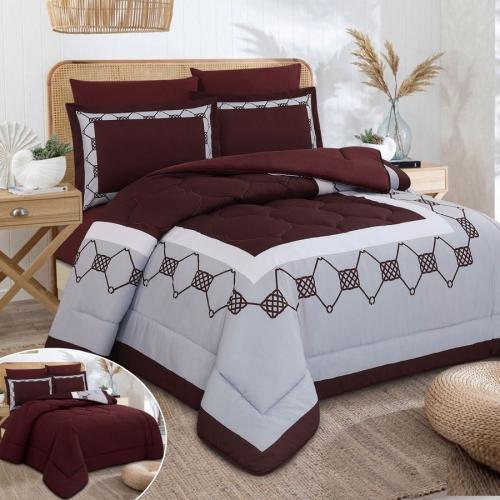 طقم مفرش نفر من هورس لحاف 4 قطع SUE-02