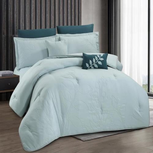 طقم مفرش نفرين مطرز من 8 قطع NOVI-06