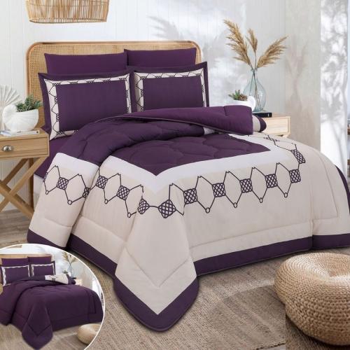 طقم مفرش نفرين من هورس لحاف 6 قطع SUE-05