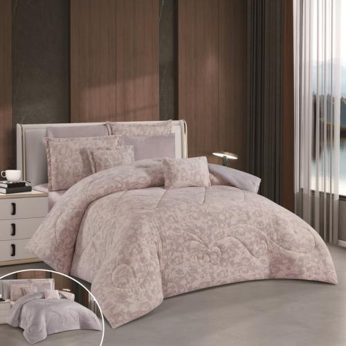 طقم مفرش شتوي نفرين من هورس لحاف فرو مخملي ناعم وج...