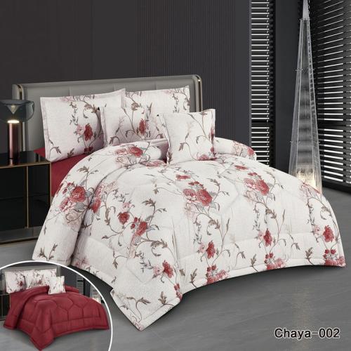 طقم مفروش نفرين من هورس لحاف قماش ناعم وجهين بنقشة...