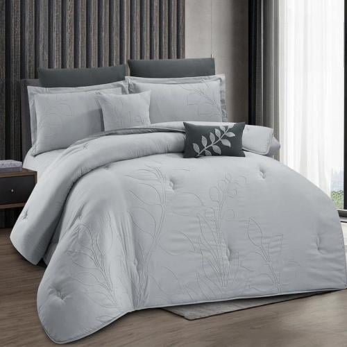 طقم مفرش نفرين مطرز من 8 قطع NOVI-04