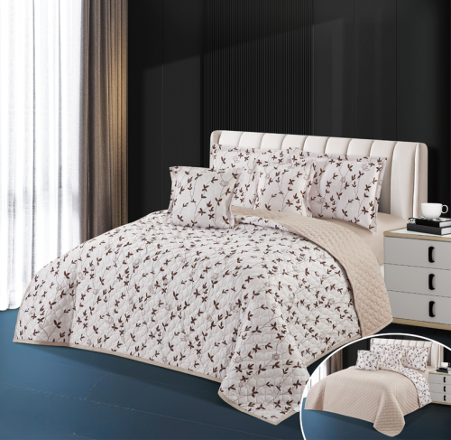 طقم مفرش من هورس نفرين 6 قطع مضغوط مشجر MIREIA-01